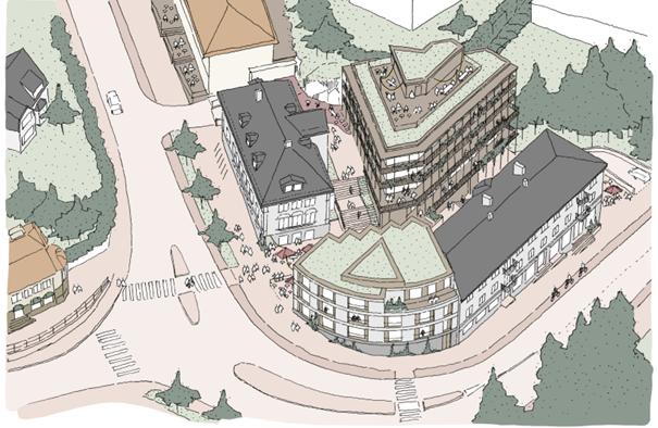 Illustrasjon Gamle Ringeriksvei 1