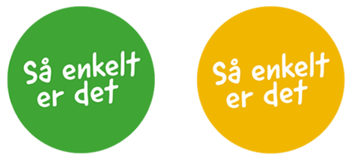 S&aring; enkelt er det
