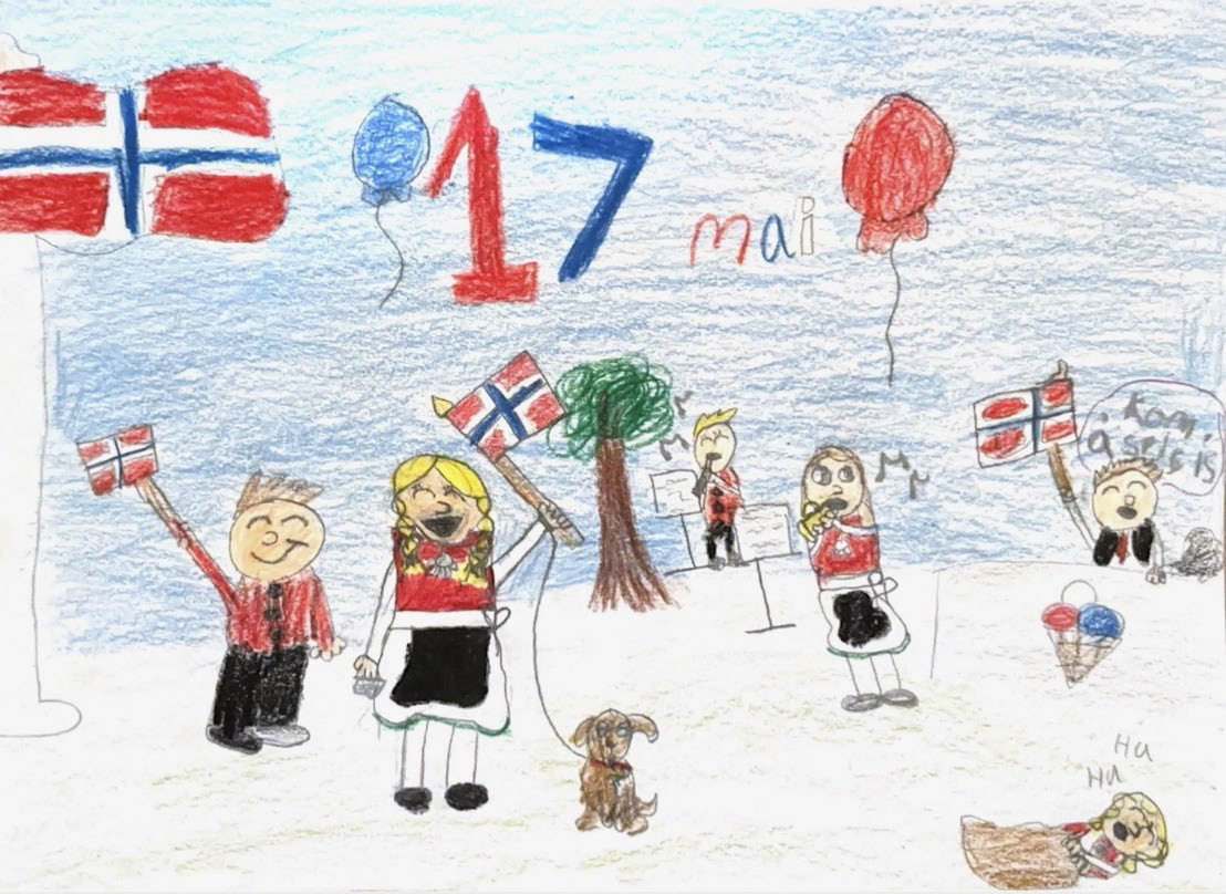 Nora J, 3c tegning 17. mai