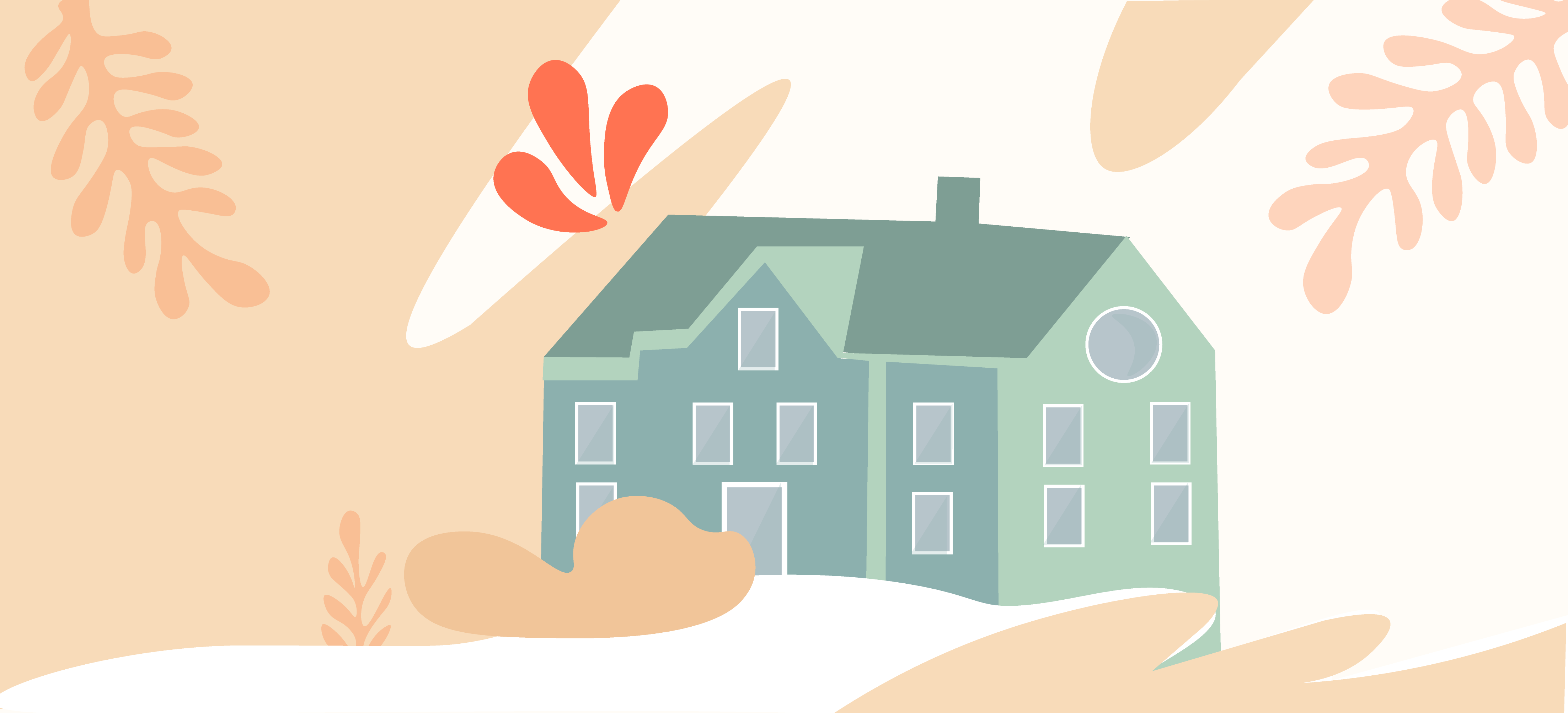 Illustrasjon av bolig til aldersvennlig Bærum