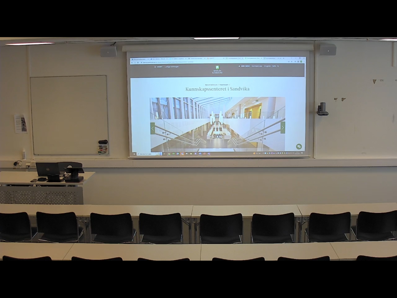 Uteende fra streamingkamera