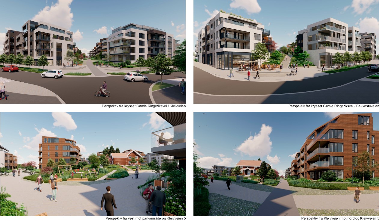 Perspektiver Kleivveien Nord
