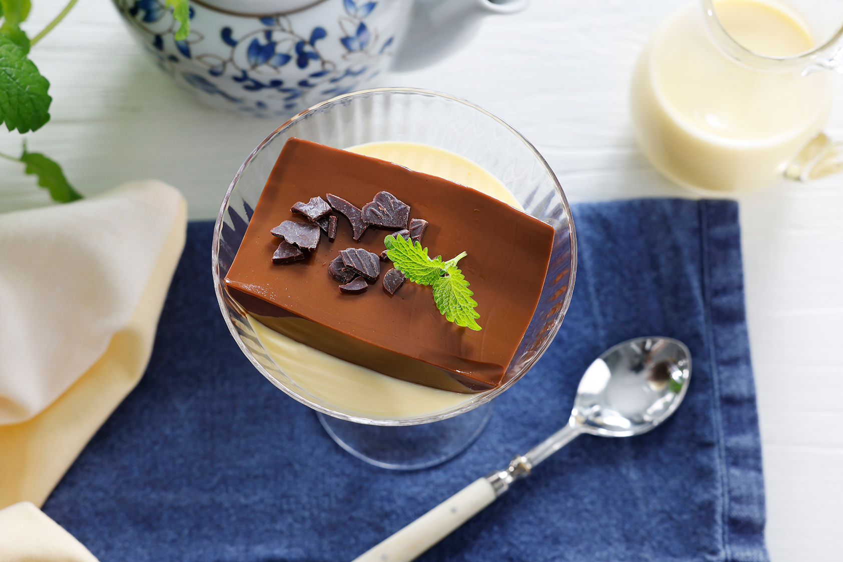 Sjokoladepudding med vaniljesaus