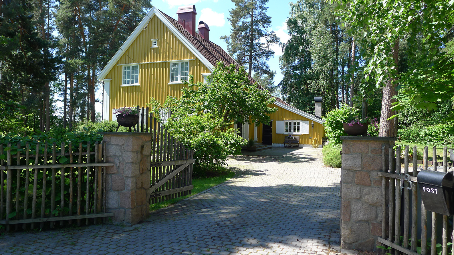 Bolig på Lagåsen tegnet av Magnus Poulsson i 1924,