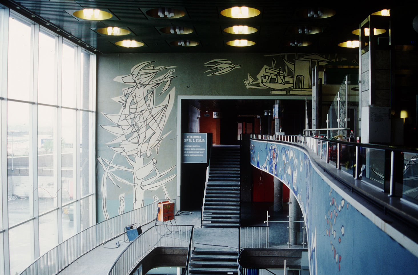 Kai Fjell og Snorre Andersens veggmaleri fra 1967